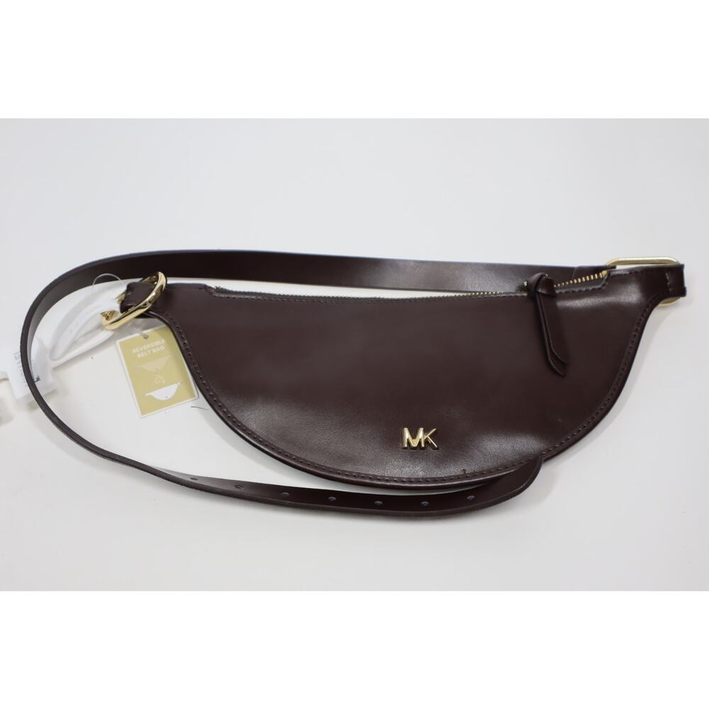 Michael Kors Genuine Leather Reversible Belt Bag Size S/M